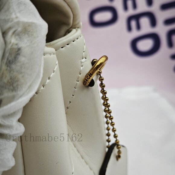 tabby Coach shoulder bag 26 with quilting - Picture 7 of 16